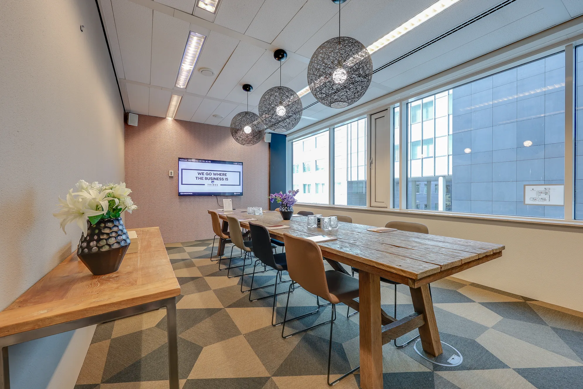 Tribes Amsterdam Adam Smith interior with workspace details